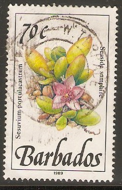 Barbados 1989 70c Wild Plants Series. SG900.